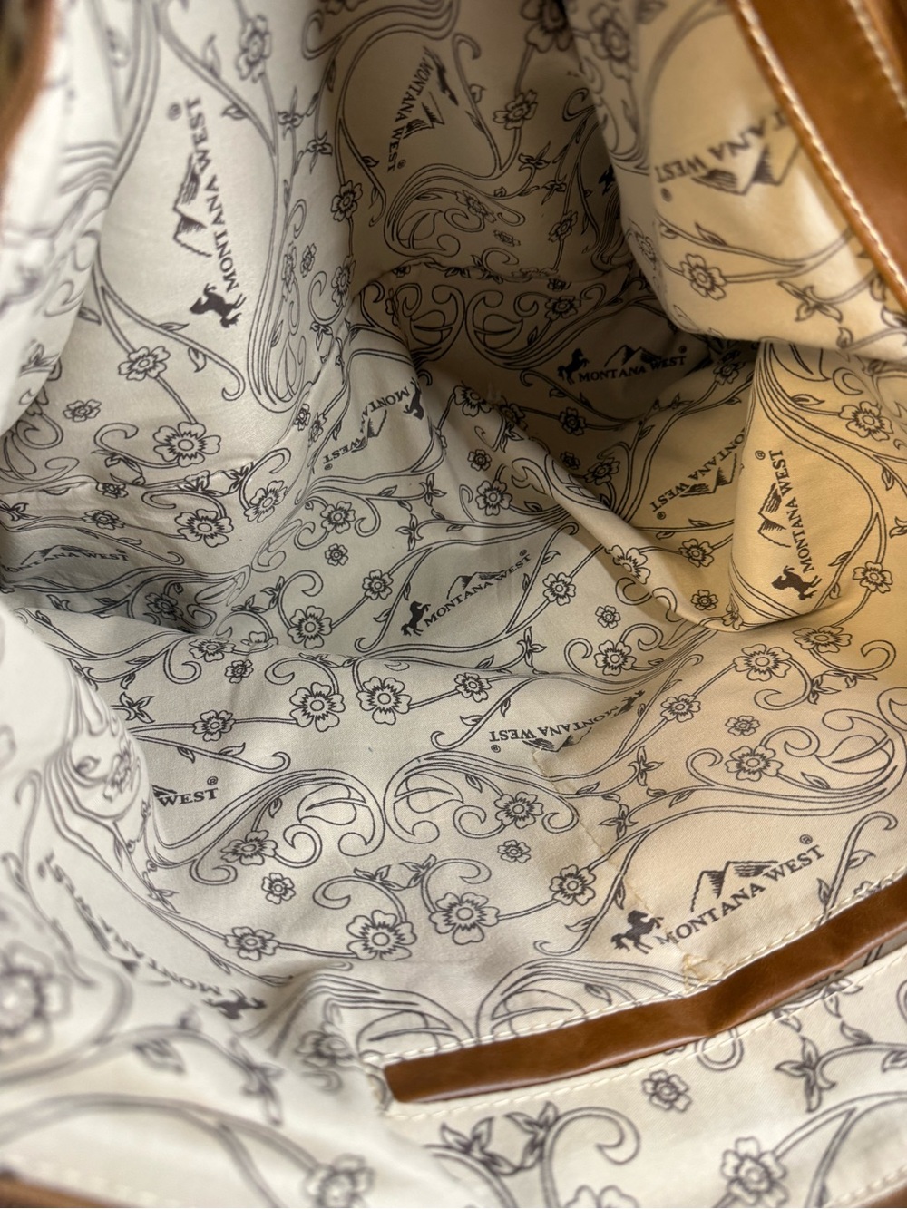 Montana West Southwestern Canvas Tote Bag | Aztec Print | Studded Shoulder Purse - Picture 15 of 15